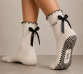 BOW PILATES GRIP SOCKS